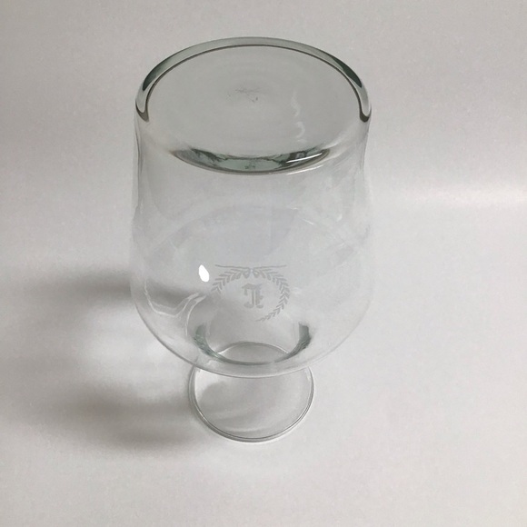 Letter L Monogram Wine Decanter Carafe 6 Glasses SET Etched Clear Glass Barware - Picture 11 of 16